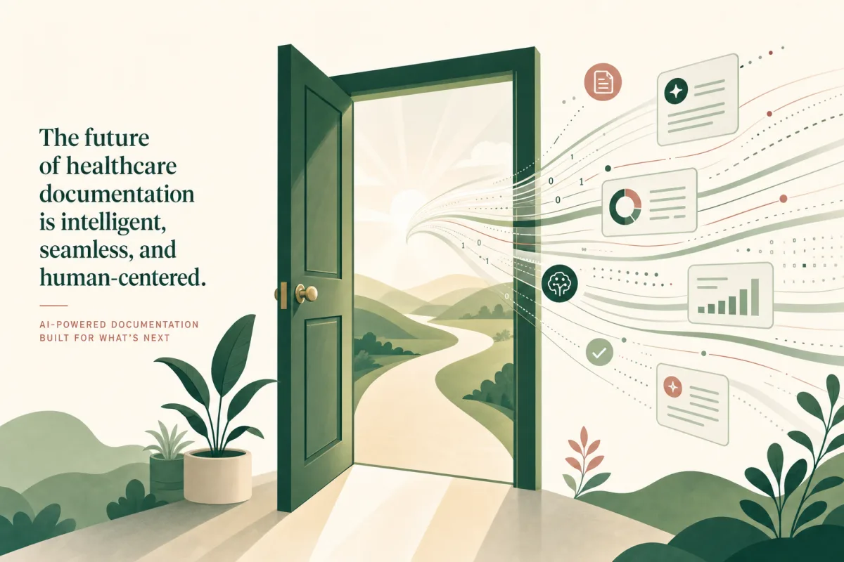 The future of AI in healthcare documentation, emerging trends, ambient scribes, generative AI, and what's next for clinical documentation tools.