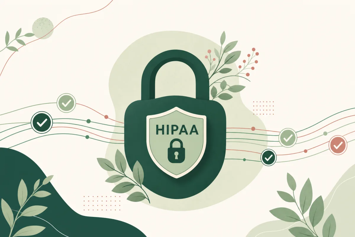 HIPAA compliance for AI documentation tools, encryption, signed BAAs, audit trails, and security for AI clinical scribes in home health and hospice.