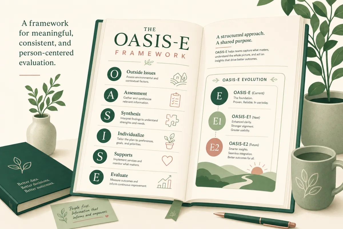 What is OASIS-E — the home health assessment explained, including OASIS-E1 and OASIS-E2 updates, item structure, and PDGM payment impact.
